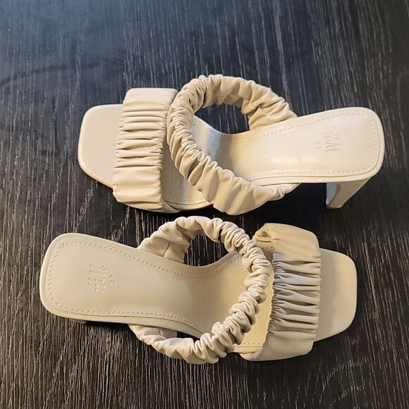 BRAND NEW H&M MULES IMITATION LEATHER OPEN TOE SANDAL - Picture 8 of 16